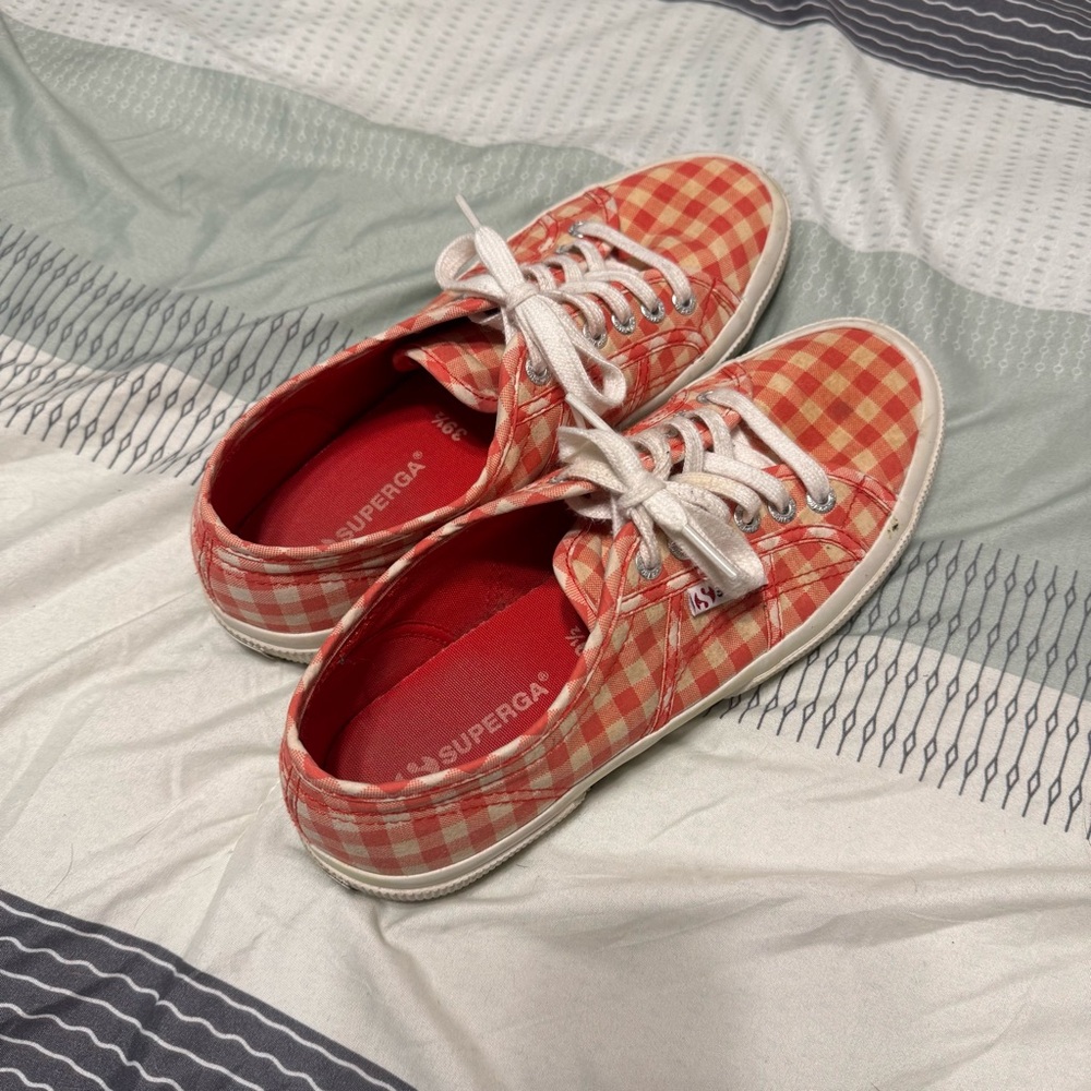 Superga Gingham Calico Sneakers